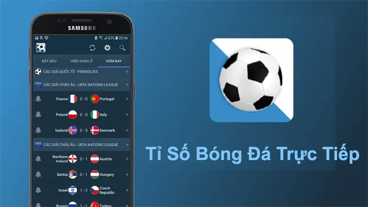 Cập Nhật Tỷ Số Bóng Đá Trực Tuyến Nhanh Chóng Chính Xác Nhất